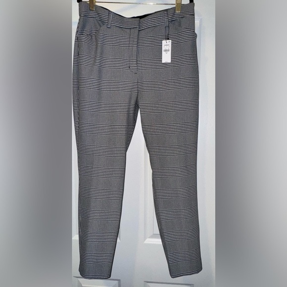 NWT Express Women's Black and White Plaid Pants - Picture 1 of 11